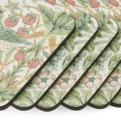 Aarbeidendief onderzetter 6 pack, Green