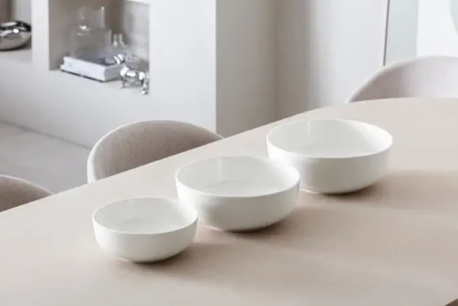 Afina slakom Ø24 cm, White