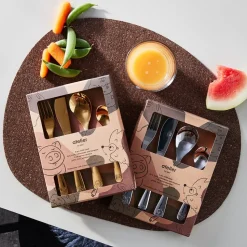 Aida kinderbestek 4-delig, Gold