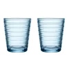 Aino Aalto tumbler 2-pack 22 cl, Aqua