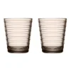 Aino Aalto tumbler 2-pack 22 cl, Linnen