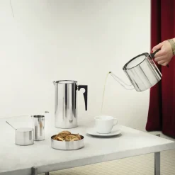 AJ cylinda-line suikerpot, Roestvrij