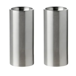 AJ cylinda-line zout- en peperset, Roestvrij