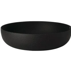 Alessi serveerschaal zwart, 24 cm