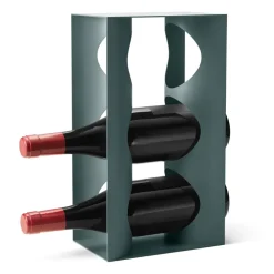 Alfredo wijnrek 3 flessen 33,6x12 cm, Artichoke green