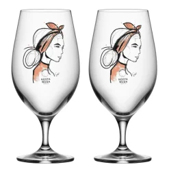 All about you bierglas 40 cl 2-pack, Near you beer (rusty orange)