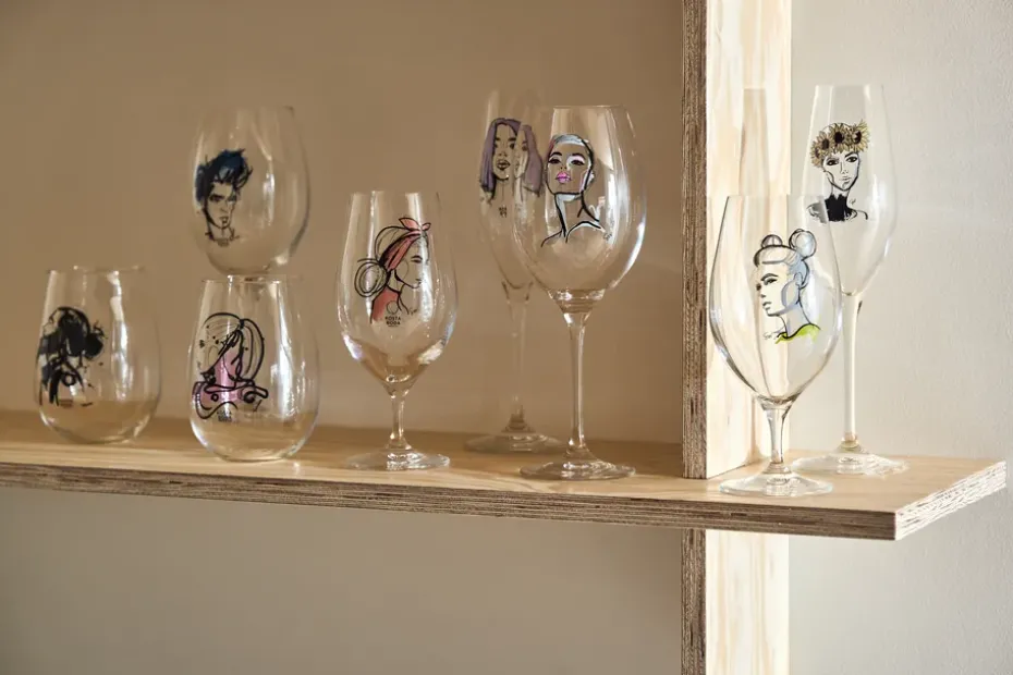 All about you glas 57 cl 2-pack, love him (grijs)