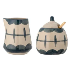 Allium melkkan en suikerpot, Blauwe golven-bamboe