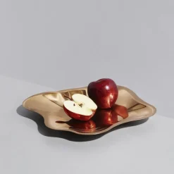 Alvar Aalto schotel roségoud, klein (358 mm)