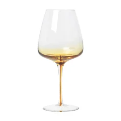 Amber rood wijnglas, 65 cl.
