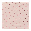 Amor papieren servetten 33x33 cm 20-pack, Soft roze-rood