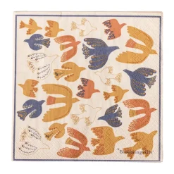 Anniversary papieren servet 20-pack, Geel