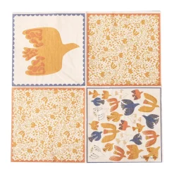 Anniversary papieren servet 20-pack, Geel