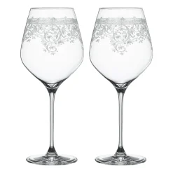 Arabesque Burgundy rodewijnglas 84 cl 2-pack, Transparant