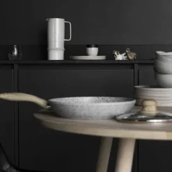 Asparagus kan beige-matwit, 17 cm