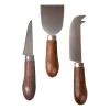 Astrid kaasmessenset 3-pack, Bruin-zilver