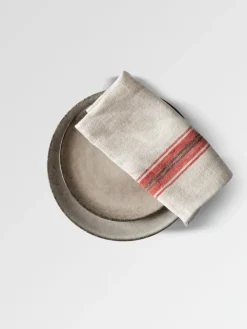 Astrid linnen servet 50x50 cm, Red