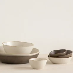 Ateljé kom tapas L Ø12 cm, Brown