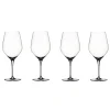 Authentis Bordeaux glas 65 cl, 4 stuks, transparant