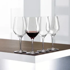 Authentis Bordeaux glas 65 cl, 4 stuks, transparant