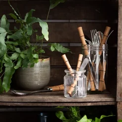 Bambou vork, Natural wood