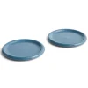 Barro bord, Dark blue, Ø24 cm 2-pack