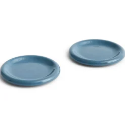 Barro bord, Dark blue, Ø18 cm 2-pack
