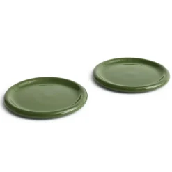 Barro bord, Green, Ø24 cm 2-pack