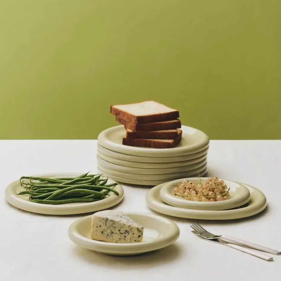 Barro bord, Pistachio, Ø24 cm 2-pack