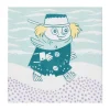 Beach day Moomin papieren servet 33x33 cm 20-pack, Multi