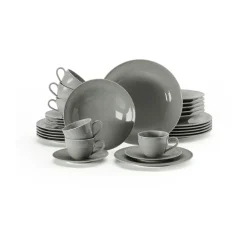 Beat serviesset 30-delig, Parelgrijs