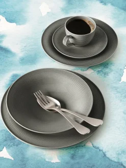 Beat serviesset 30-delig, Parelgrijs