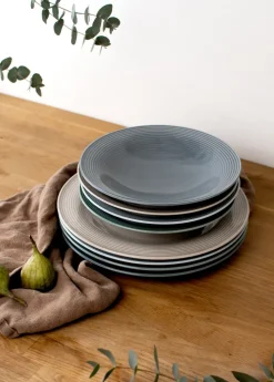 Beat serviesset 30-delig, Parelgrijs