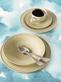 Beat serviesset 30-delig, Zandbeige