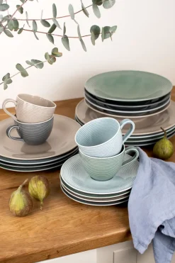 Beat serviesset 12-delig, Zandbeige