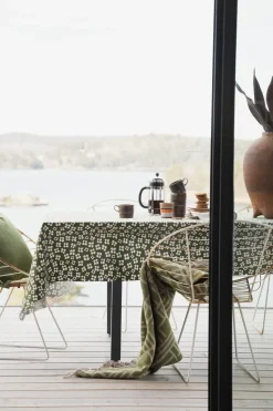 Belle Amie tafellaken, Donkergroen, 145x220 cm