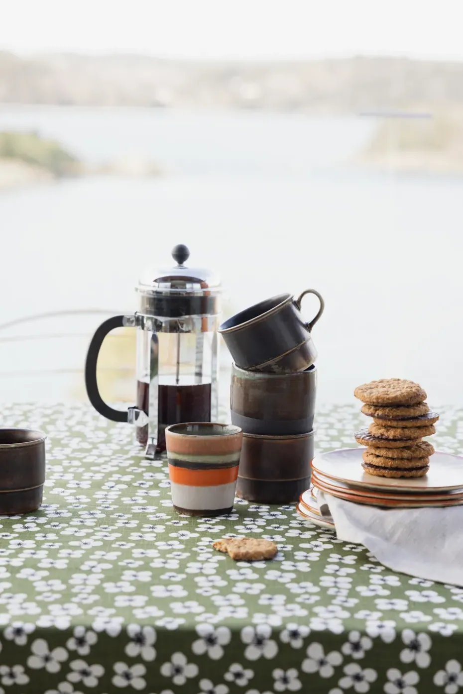 Belle Amie tafelzeil per meter, Donkergroen