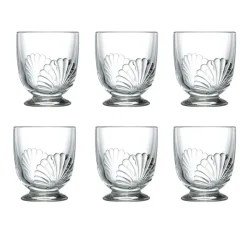 Belle-ile bekerglas 32 cl 6-pack, Transparant