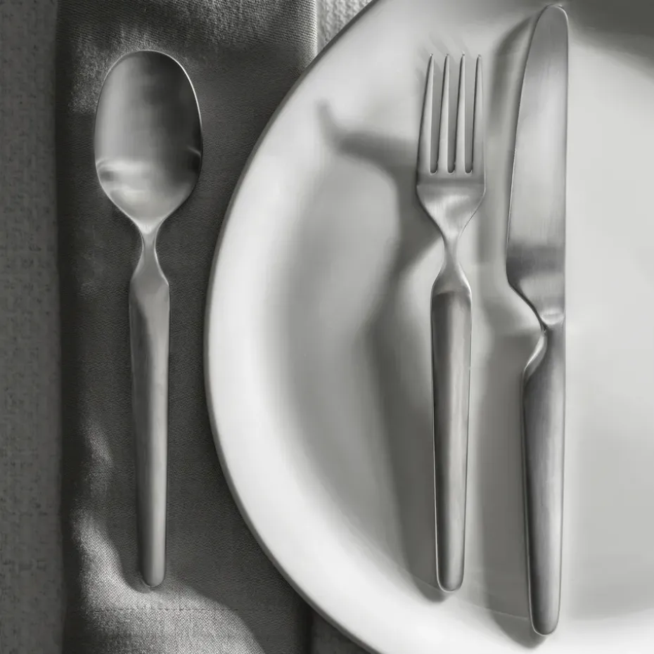 Bergen eetlepel mat, Roestvrij staal