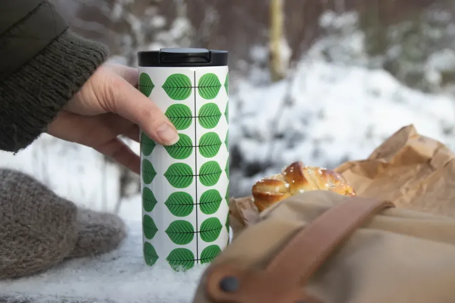 Berså thermosmok 0.35l, Wit-groen