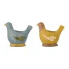 Birdy eierdop 2-pack, Blue-yellow