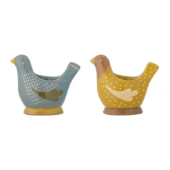 Birdy eierdop 2-pack, Blue-yellow