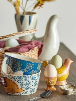 Birdy eierdop 2-pack, Blue-yellow