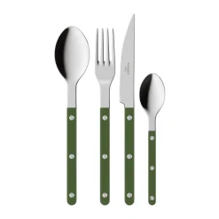 Bistrot solid bestekset 4-delig, Green
