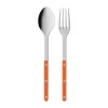 Bistrot solid serveerbestek 2-delig, Oranje