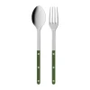 Bistrot solid serveerbestek 2-delig, Green