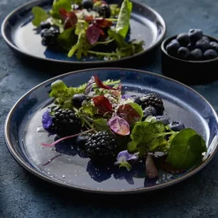 Bitz bord gastro Ø 21 cm, Zwart-donkerblauw