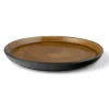 Bitz bord gastro Ø 21 cm, Zwart-amber