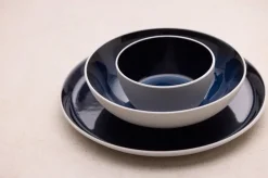 Bitz bord gastro Ø27 cm, Wit-donkerblauw