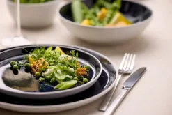 Bitz bord gastro Ø27 cm, Wit-donkerblauw